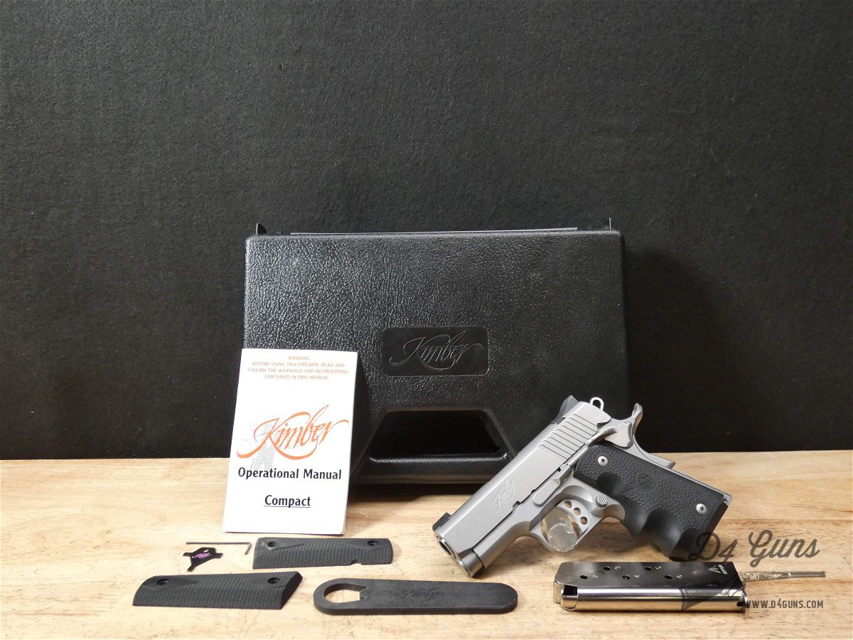 Kimber Ultra Carry Stainless - .45 ACP - M1911 - 1911 - 1911A1 - Hogue-img-1