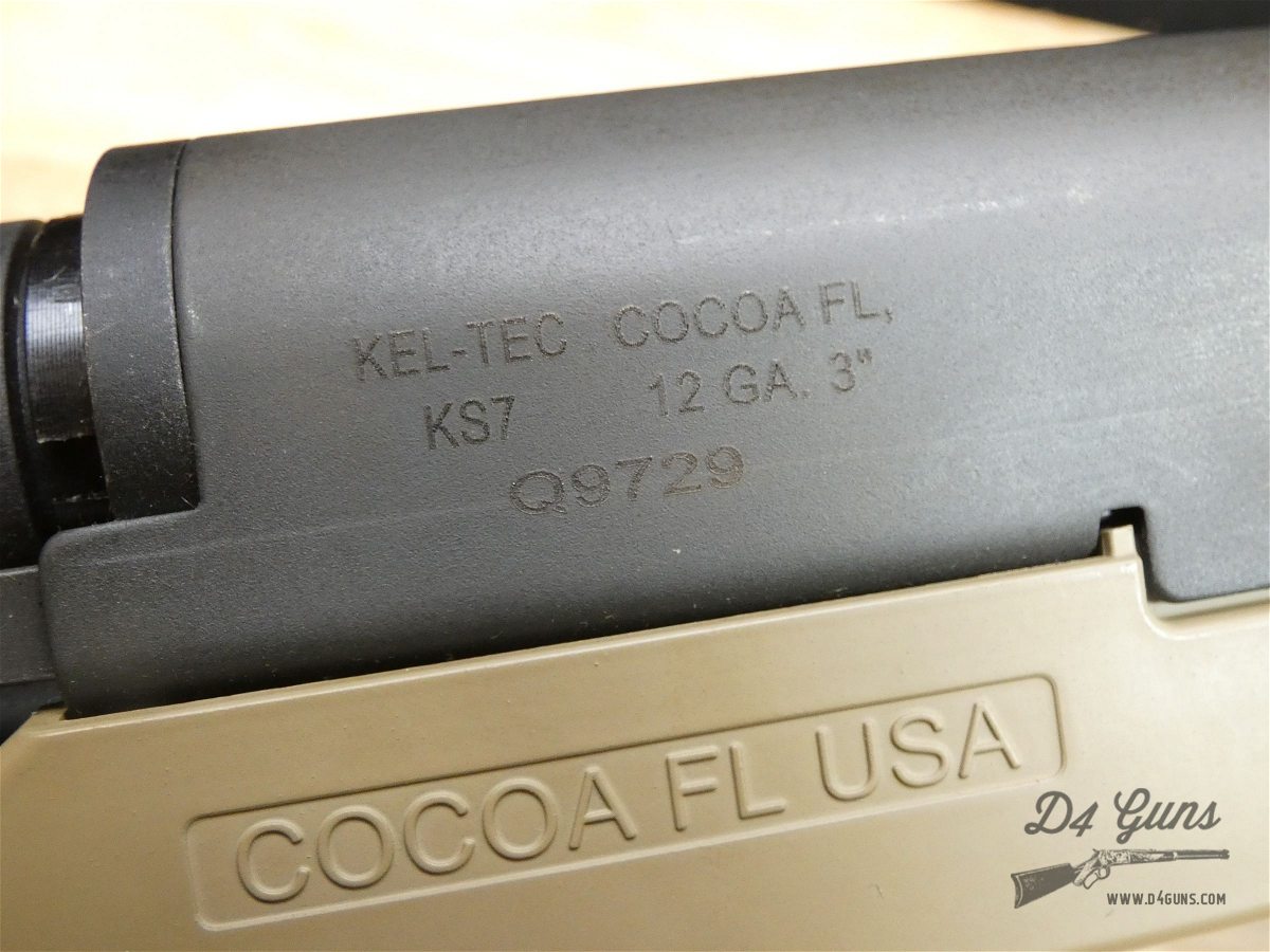 Kel-Tec KS7 - 12ga - 3in - Flat Dark Earth - Bullpup Shotgun - Keltec-img-35