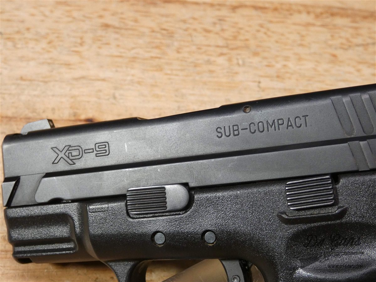 Springfield XD-9 Sub-Compact - 9mm - CCW - XD9 - XD 9 - w/ OG Case & 2 Mags-img-29