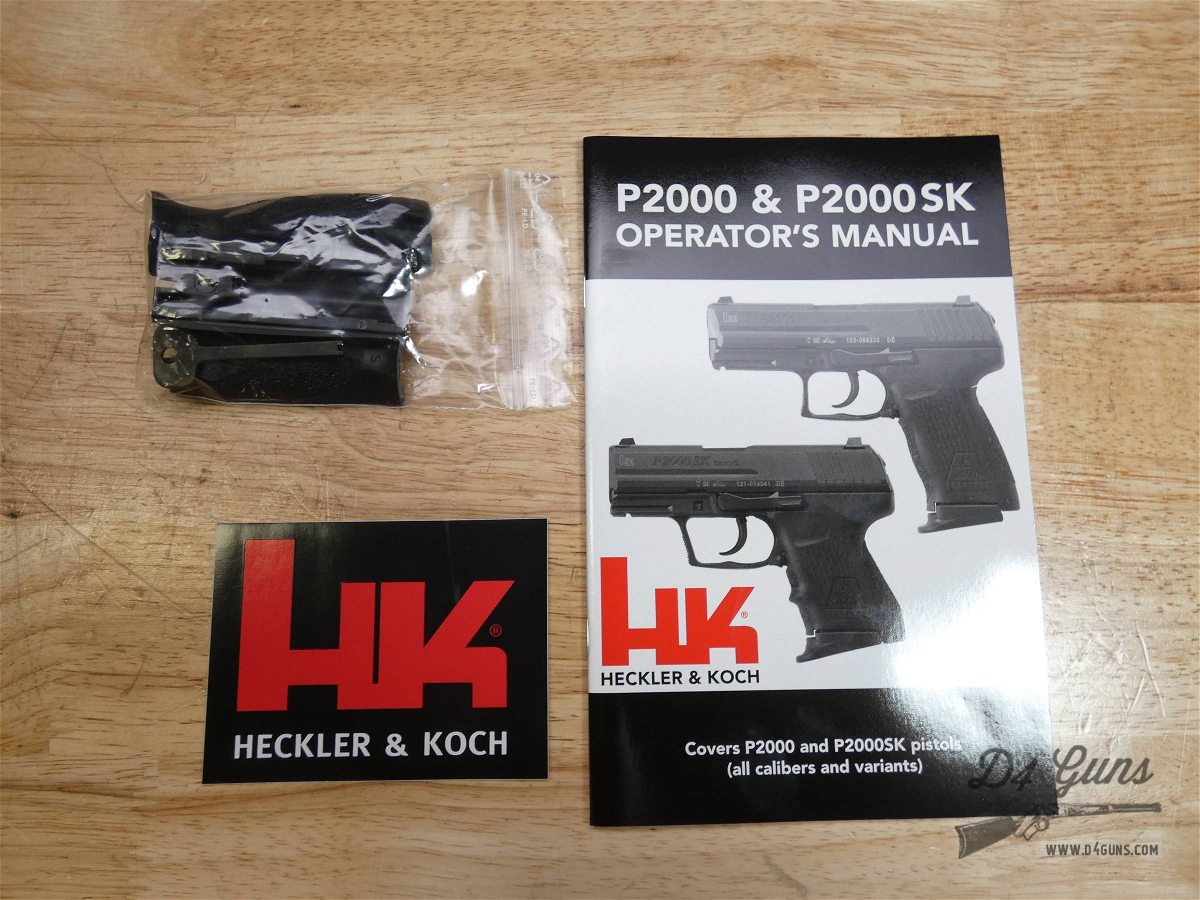 Heckler & Koch P2000 V3 - 9mm - HK - 2016  - DA/SA - OG Case & 2 Mags-img-28