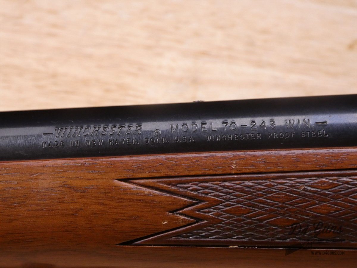 Winchester Model 70 - .243 Win - MFG 1971 - Scope Rings - Monte Carlo-img-7