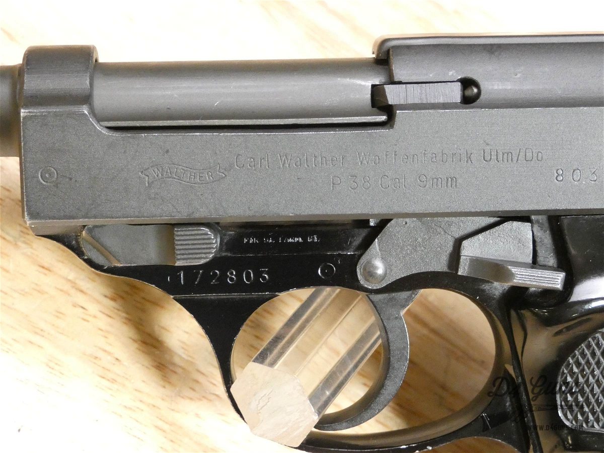 Walther P38 - 9mm- Commercial P1 - w/ Mag - Post war P1-img-5
