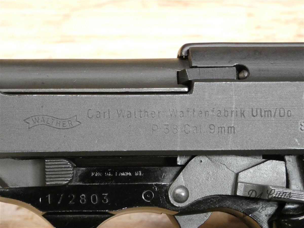 Walther P38 - 9mm- Commercial P1 - w/ Mag - Post war P1-img-22
