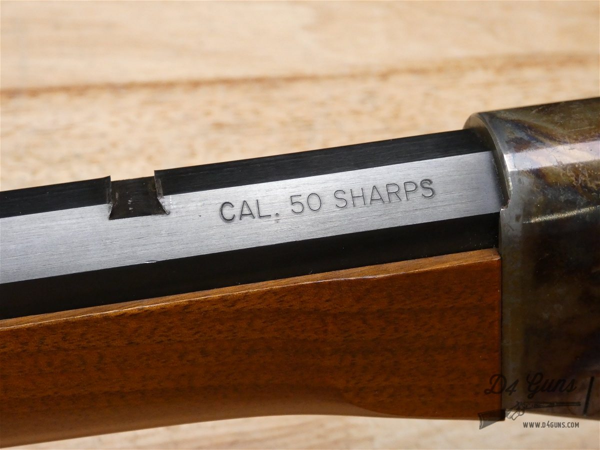 Navy Arms Pedersoli Rolling Block - .50 Sharps - Case Hardened Frame - C-img-41
