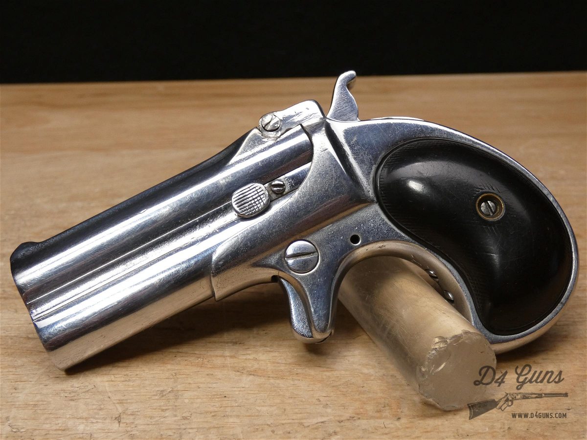 Remington Model 95 Derringer - .41 Short - Pocket Pistol - Nickel-img-1