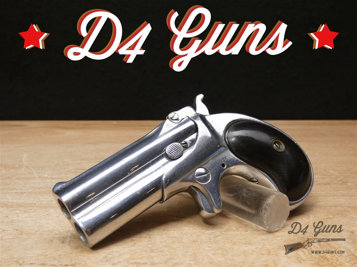 Remington Model 95 Derringer - .41 Short - Pocket Pistol - Nickel-img-0
