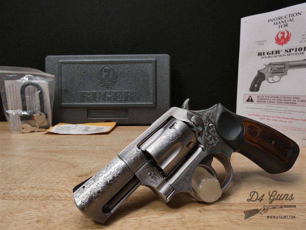 Ruger SP101 Deluxe TALO Exclusive Engraved - .357 Mag - OG Case & More 2013-img-1