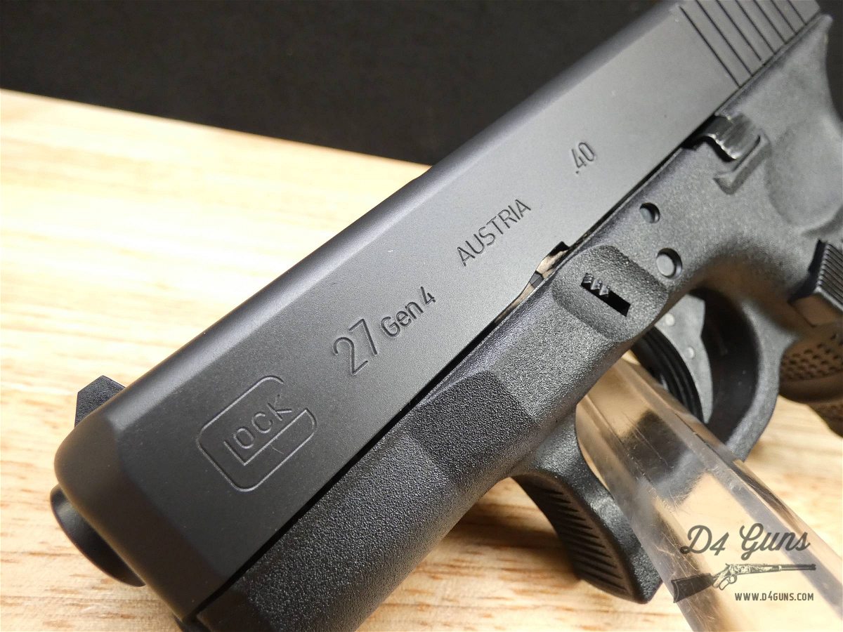 Glock 27 Gen 4 - .40 S&W - Compact G27 - w/ 2-Mags - CCW - LOOK!-img-21