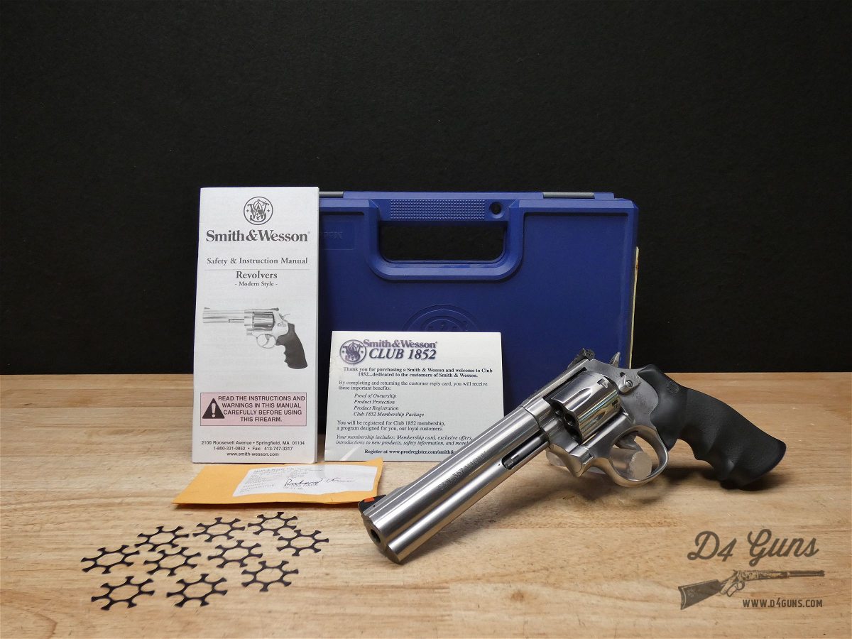 Smith & Wesson 686 Plus - .357 Mag - S&W 686-6 Stainless - XLNT w/ XTRAS -C-img-1