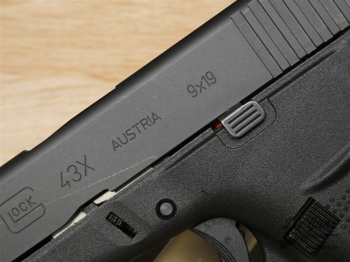 Glock 43X - 9mm  - G43 - Austria - w/ OG Case + 2 Mags! - CCW Pistol-img-4