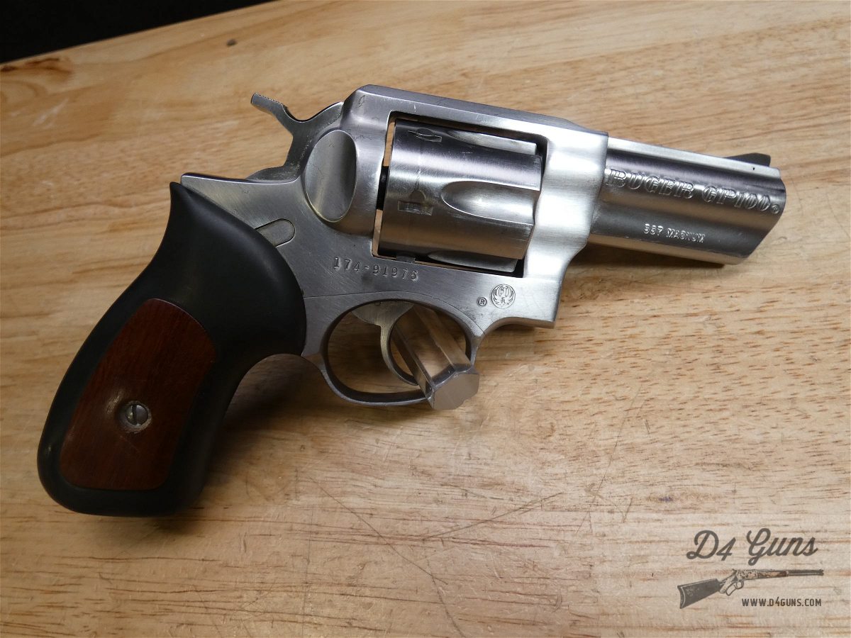 Ruger GP100 - .357 Mag - Mfg. 2004- Stainless - SA/DA - 3in BBL-img-17