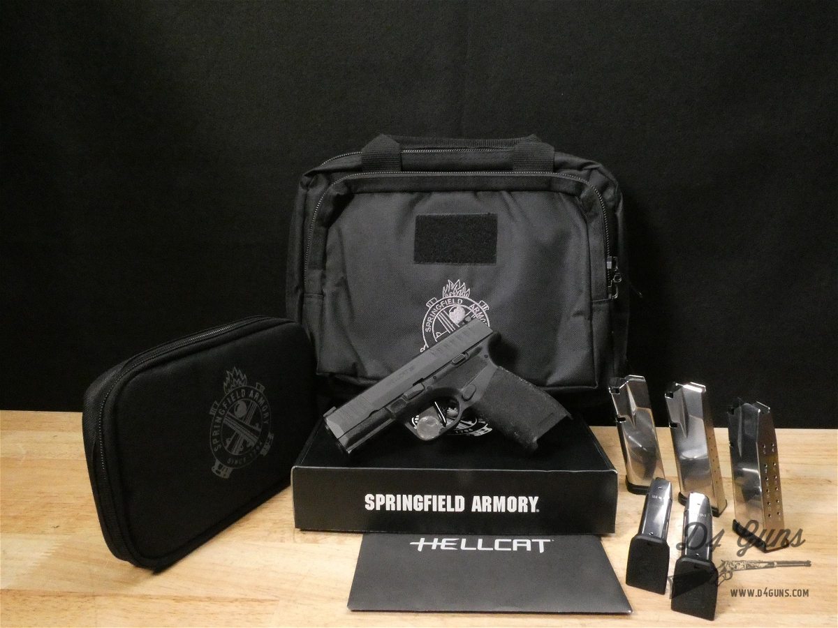 Springfield Hellcat Pro OSP 9mm Optics Ready 2 Soft Cases & 5
