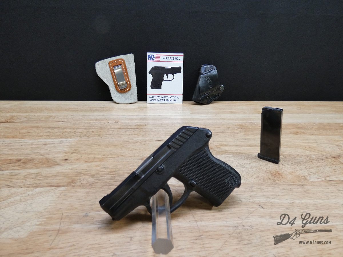 Kel-Tec P32 - .32 ACP - CCW - Pocket Pistol - w/ Magazine & Holsters ...