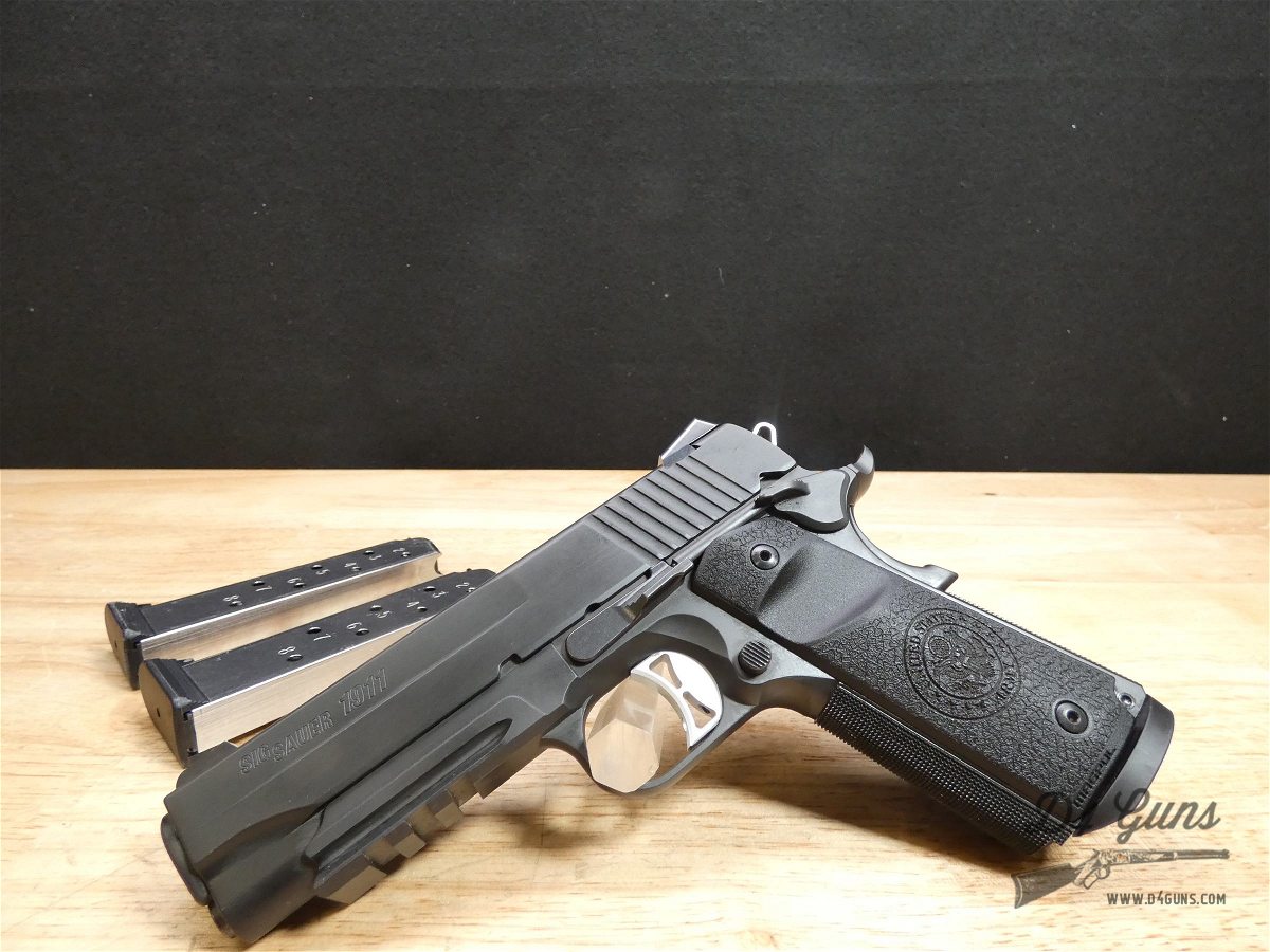 Sig Sauer 1911 TACOPS - .45ACP - 1911 - Ambi - w/ 2 Mags & US Army ...