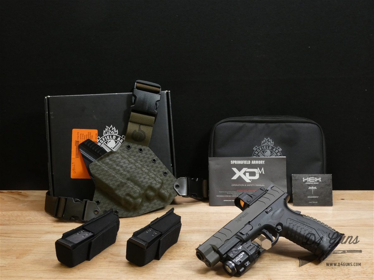 Springfield XDM Elite OSP - 10mm - Hex RDS - TLR-8 - Bear Package ...