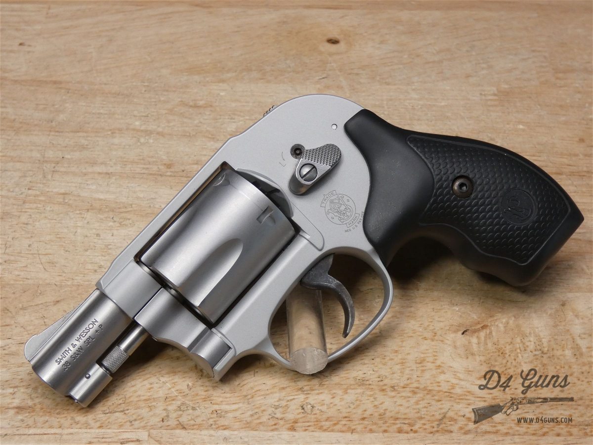 Smith & Wesson 638-3 Airweight - .38 SPL +P - Stainless S&W 638 w/ OG Case-img-2