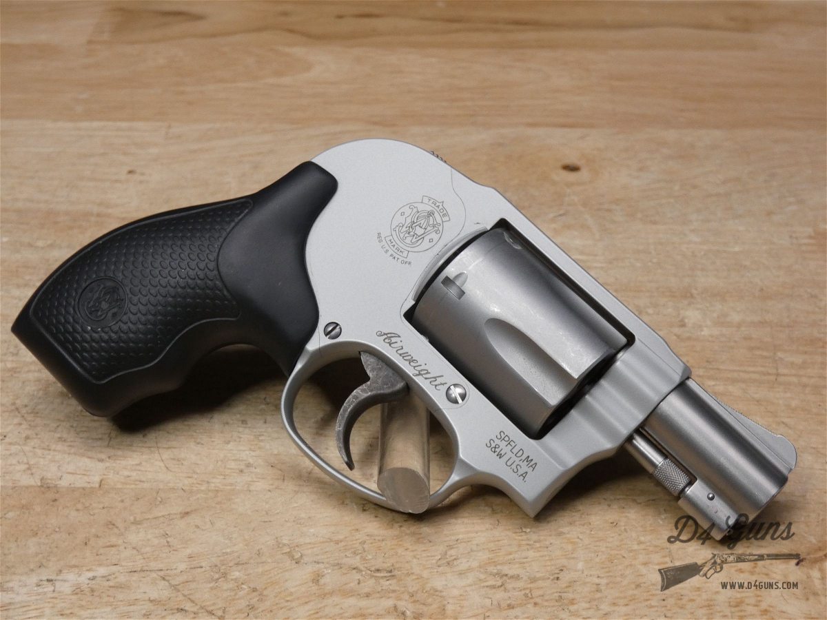 Smith & Wesson 638-3 Airweight - .38 SPL +P - Stainless S&W 638 w/ OG Case-img-5