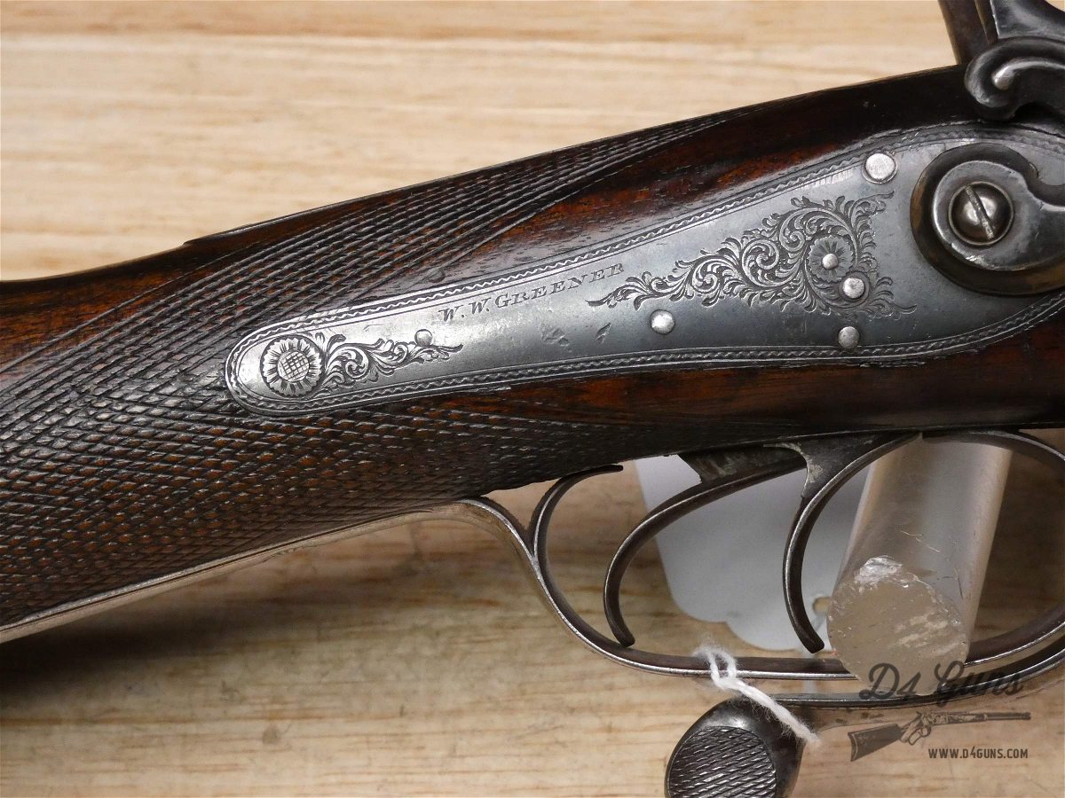 W.W. Greener Underlever - 10 Gauge - 28 IN BBL - English SxS Shotgun ...