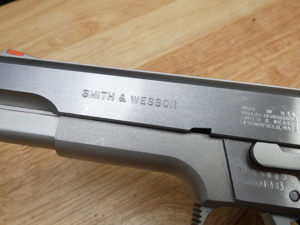 Smith & Wesson 645 Stainless - .45 ACP - Double Action 1911 - 2 Mags-img-27