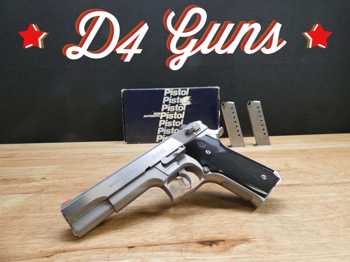 Smith & Wesson 645 Stainless - .45 ACP - Double Action 1911 - 2 Mags-img-0