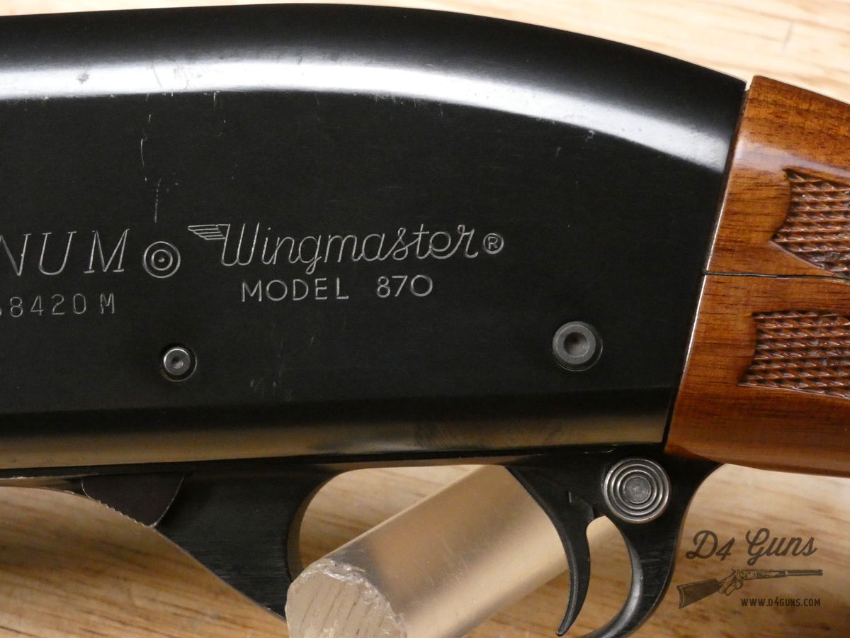 Remington 870 Wingmaster Magnum - 12ga - Mod - 3 Inch - 1977 - Field Gun-img-9