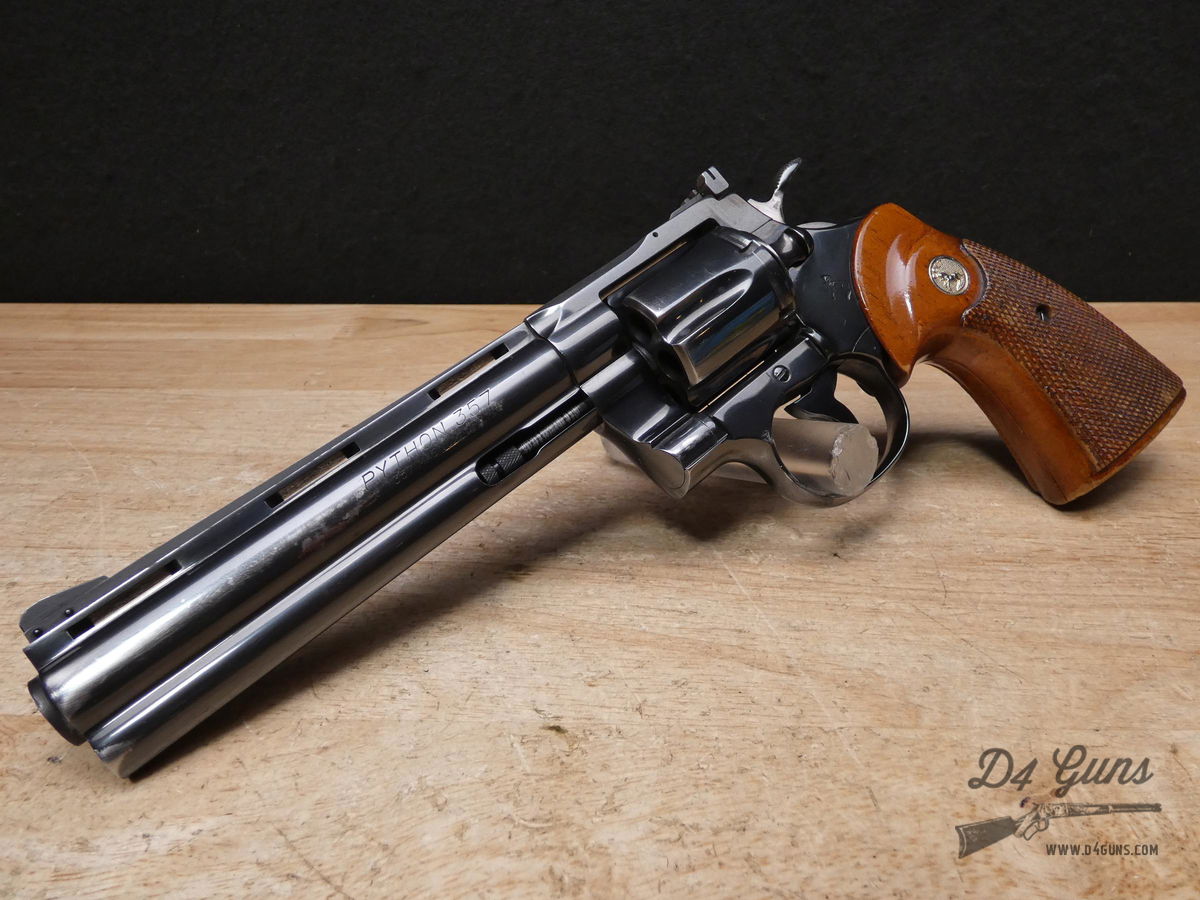 Colt Python - .357 MAG - Mfg 1970 - 6 inch - Classic Colt Revolver ...