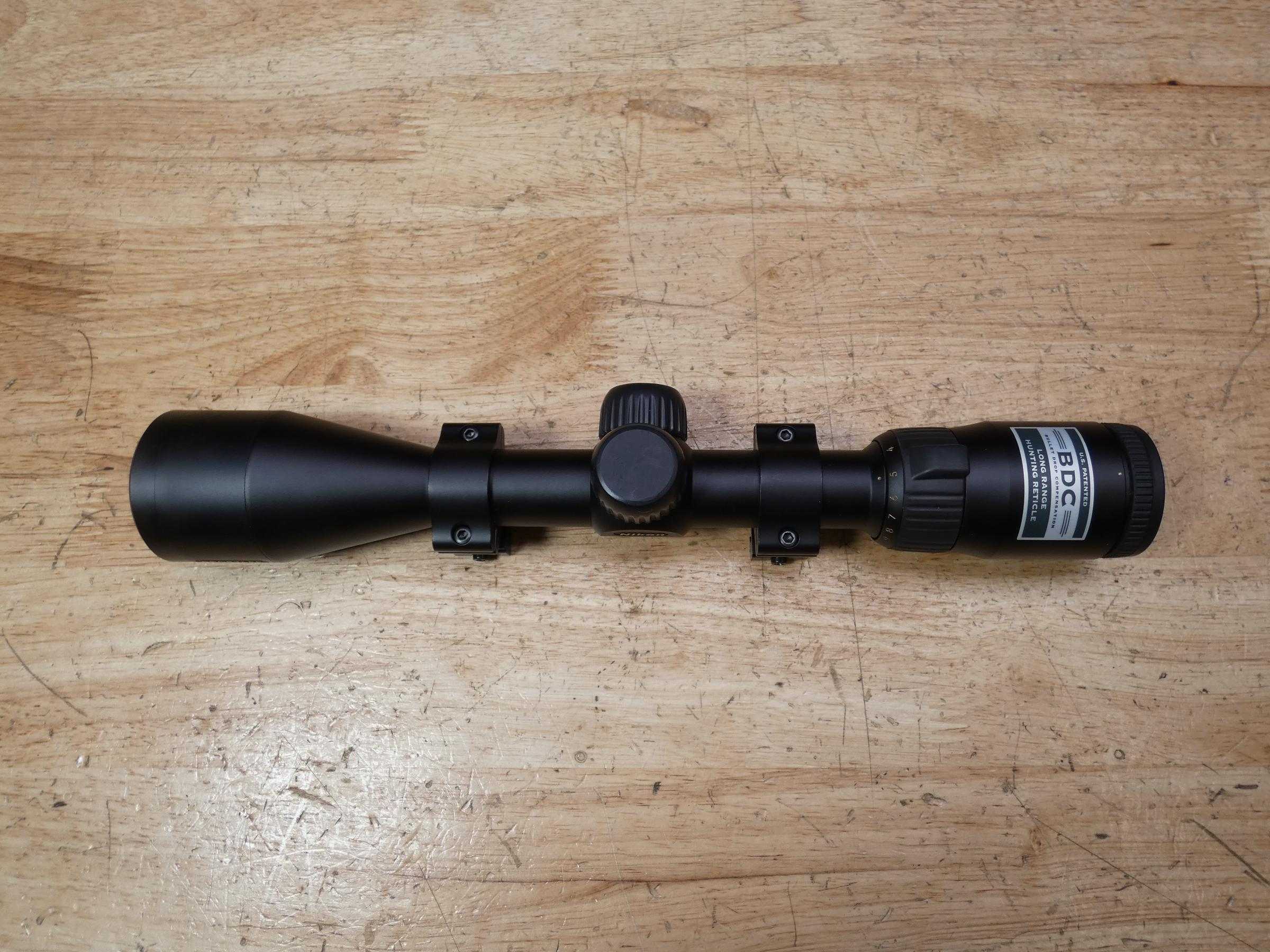 Nikon Prostaff PR31 39X40 Rifle Scope w/Scope Rings and Lens Caps! Gun Scopes at GunBroker