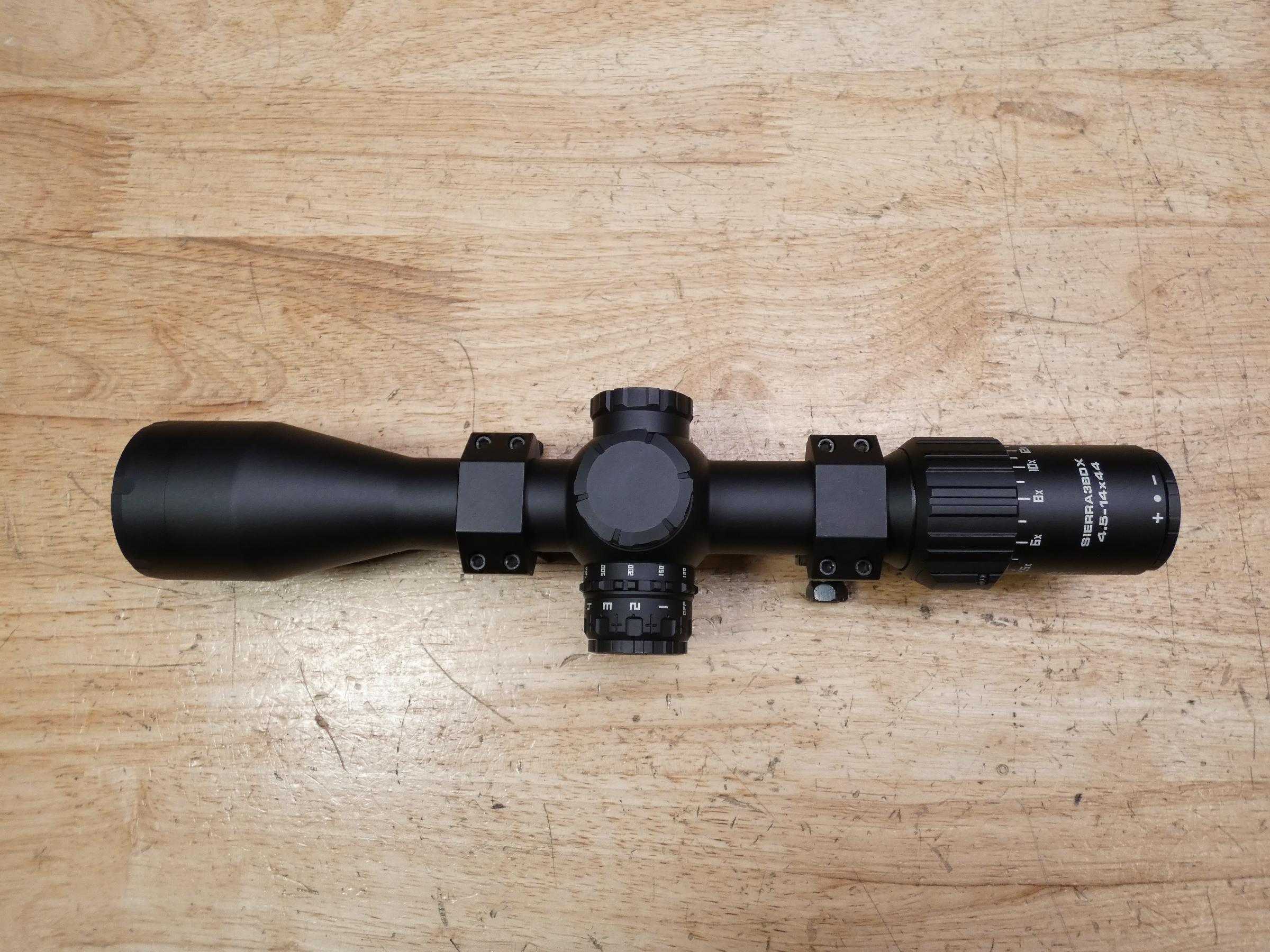 Sig Sauer Sierra3 BDX 4.514x44mm Rifle Scope w/Rings! O Gun Scopes at