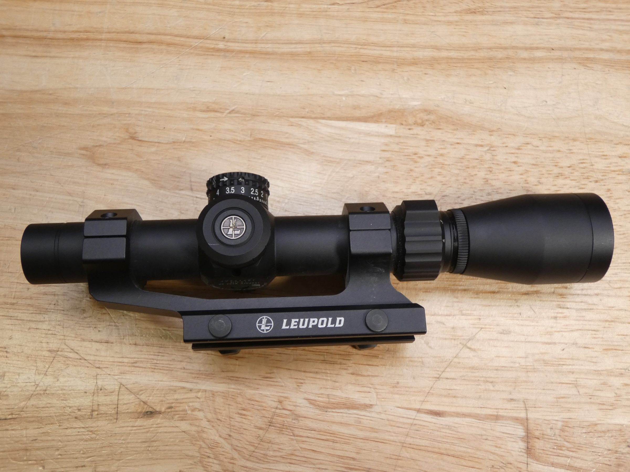 Leupold Mark AR 1.5-4X20 - Scope w/cantilever mount - Green FireDot - O ...