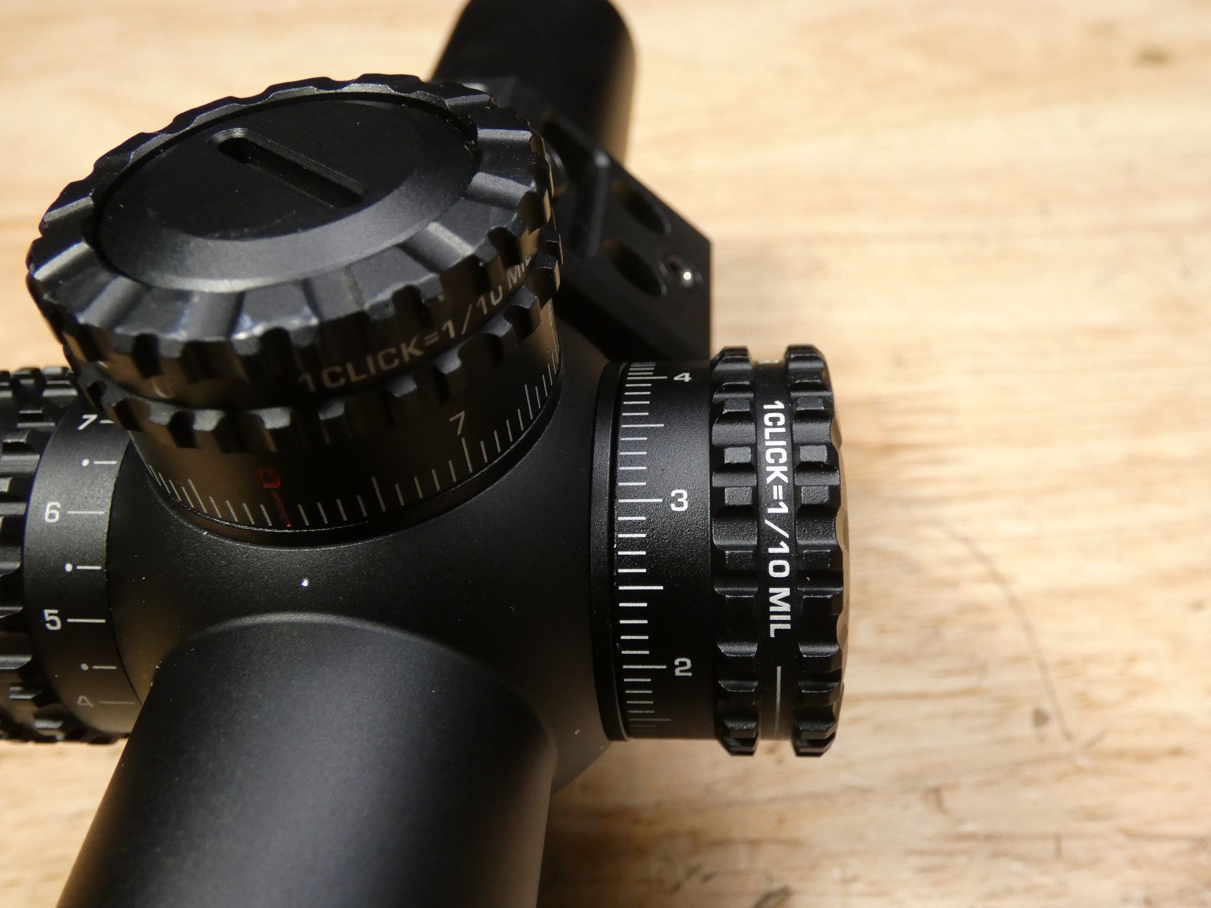 Swampfox Arrowhead 110x24 Rifle Scope Cantilever Mount & Throw Lever O Gun Scopes at