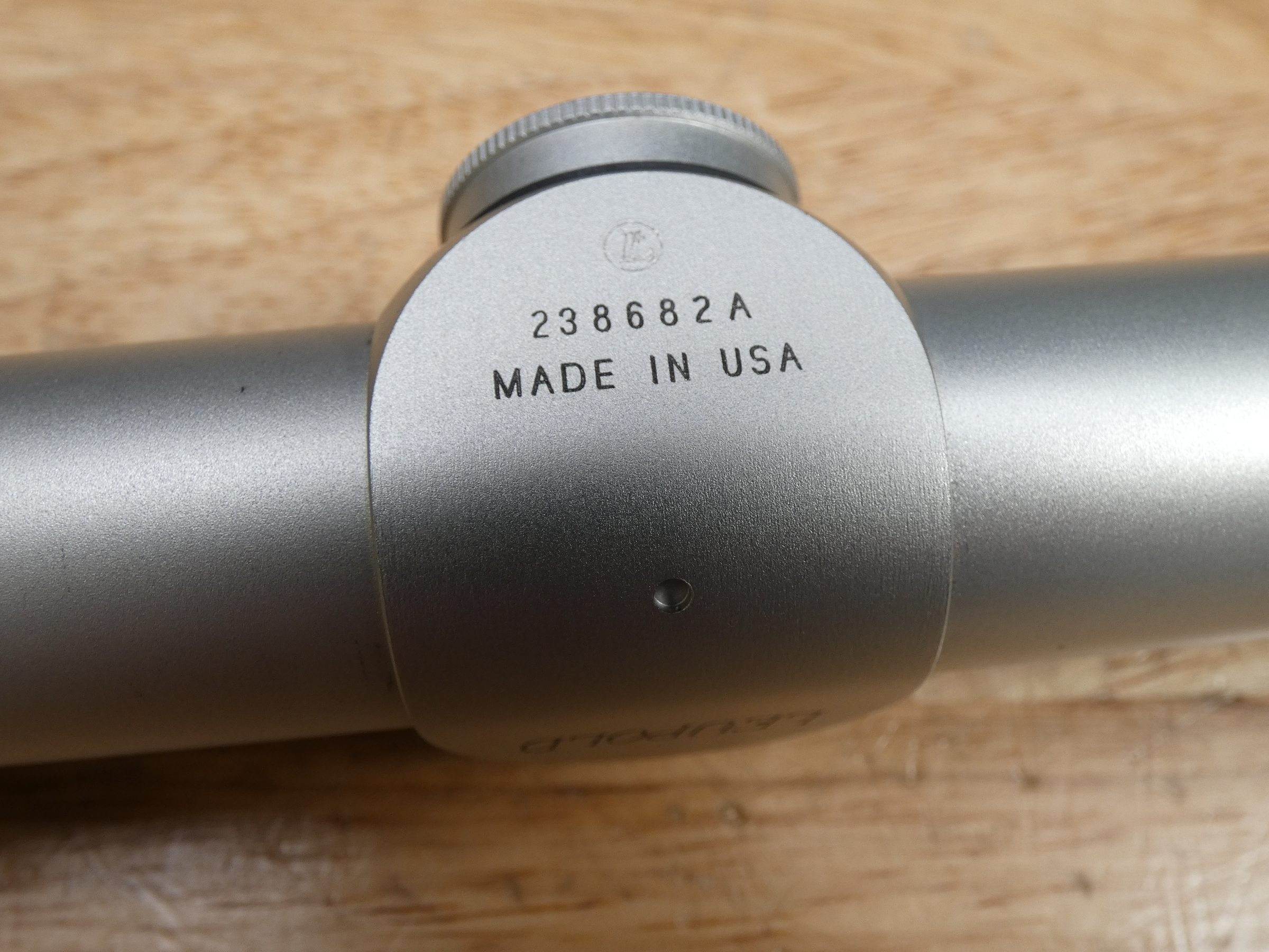 Leupold M82X Extended E.R. 2x20mm Handgun Scope Silver! O Gun