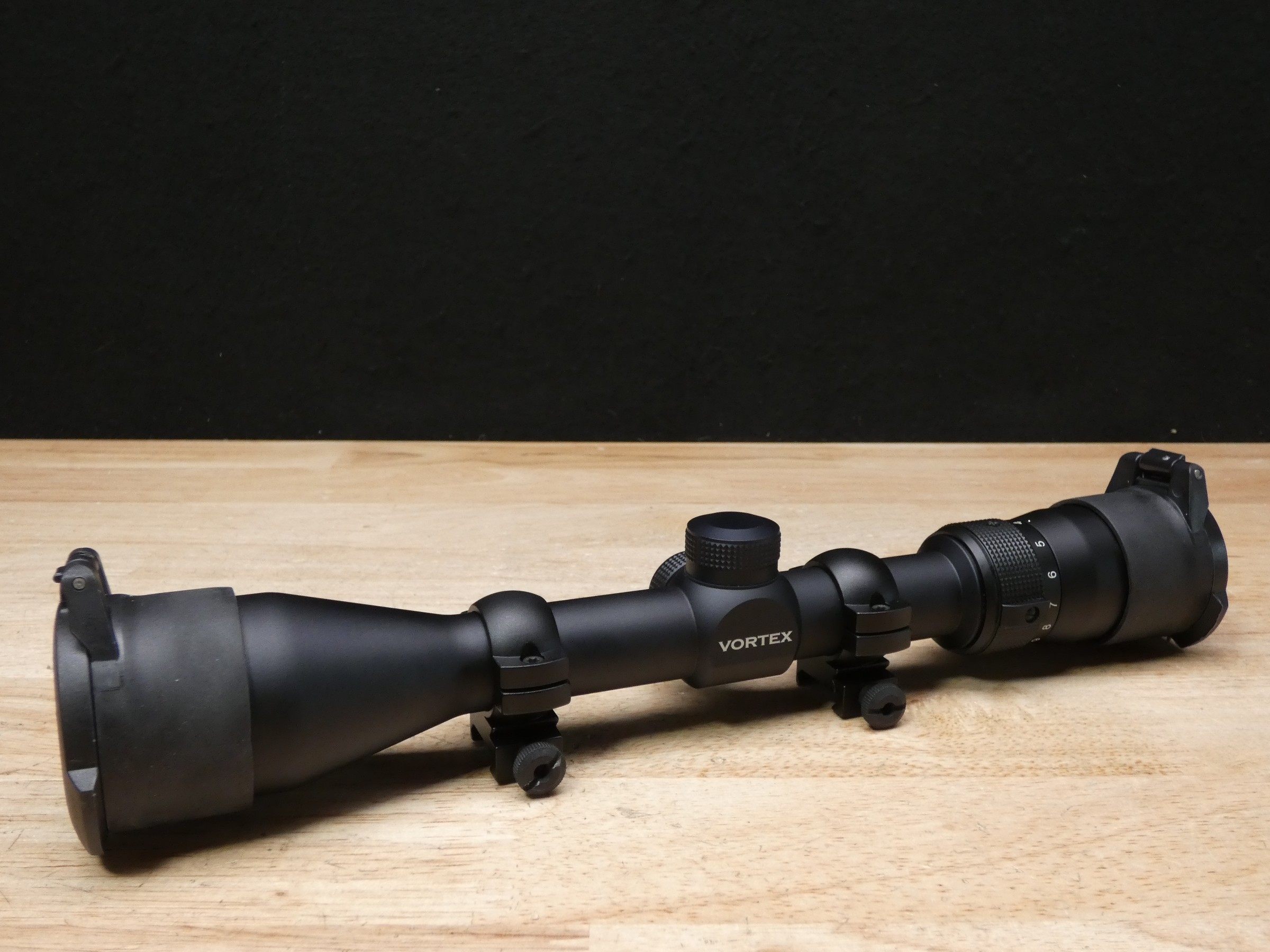 Vortex Diamondback 412x40 Riflescope XLNT w/ Rings & Lens Covers O