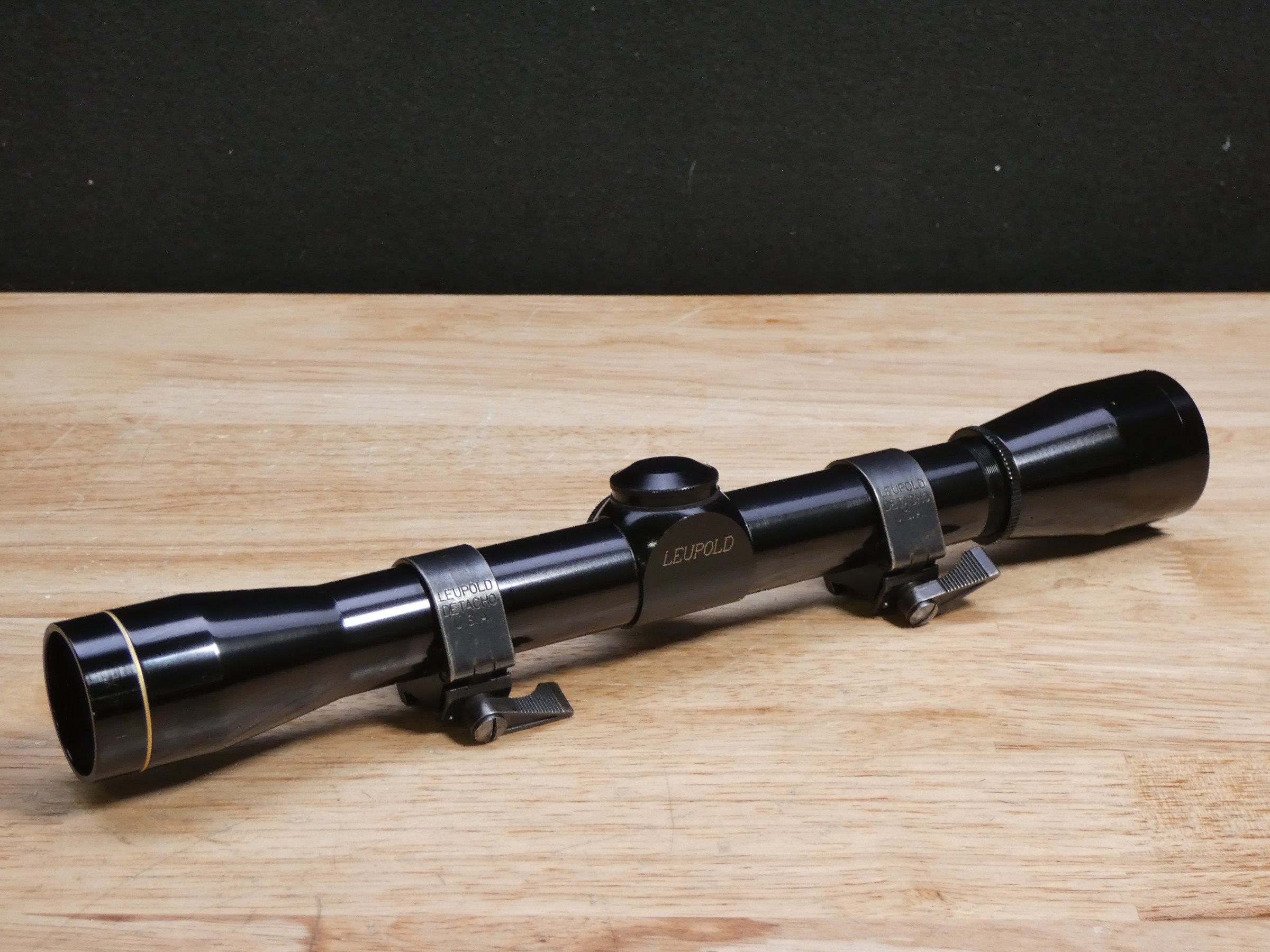 Leupold M84X Rifle Scope w/ Leupold Quick Detach Rings! O Gun