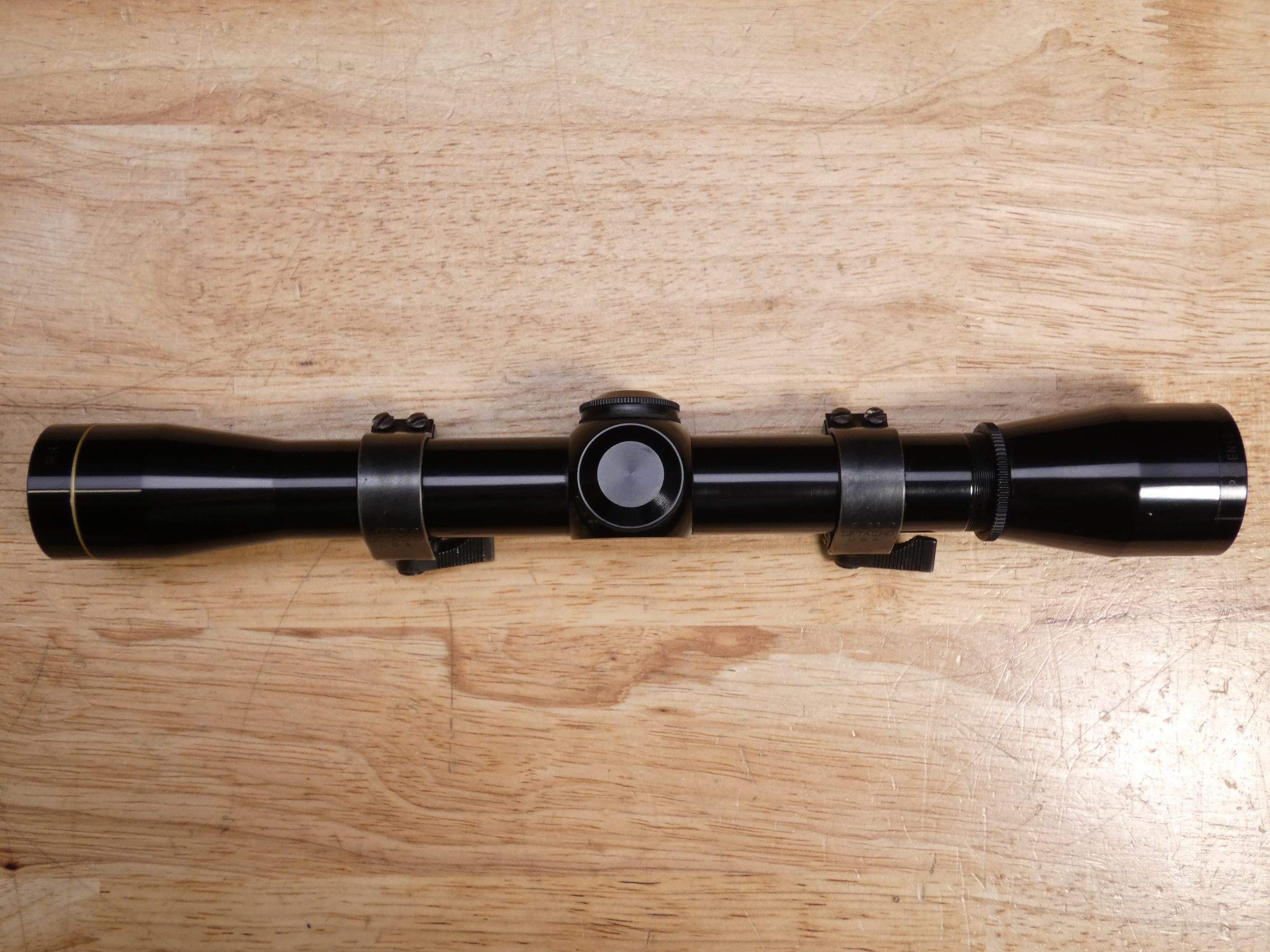 Leupold M84X Rifle Scope w/ Leupold Quick Detach Rings! O Gun