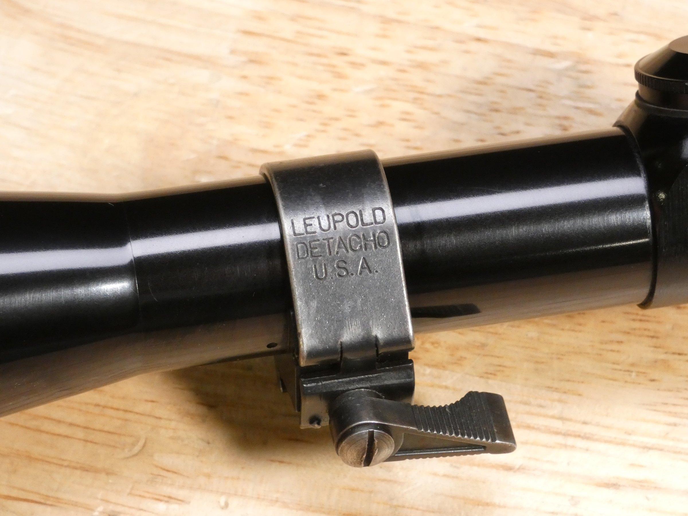 Leupold M84X Rifle Scope w/ Leupold Quick Detach Rings! O Gun