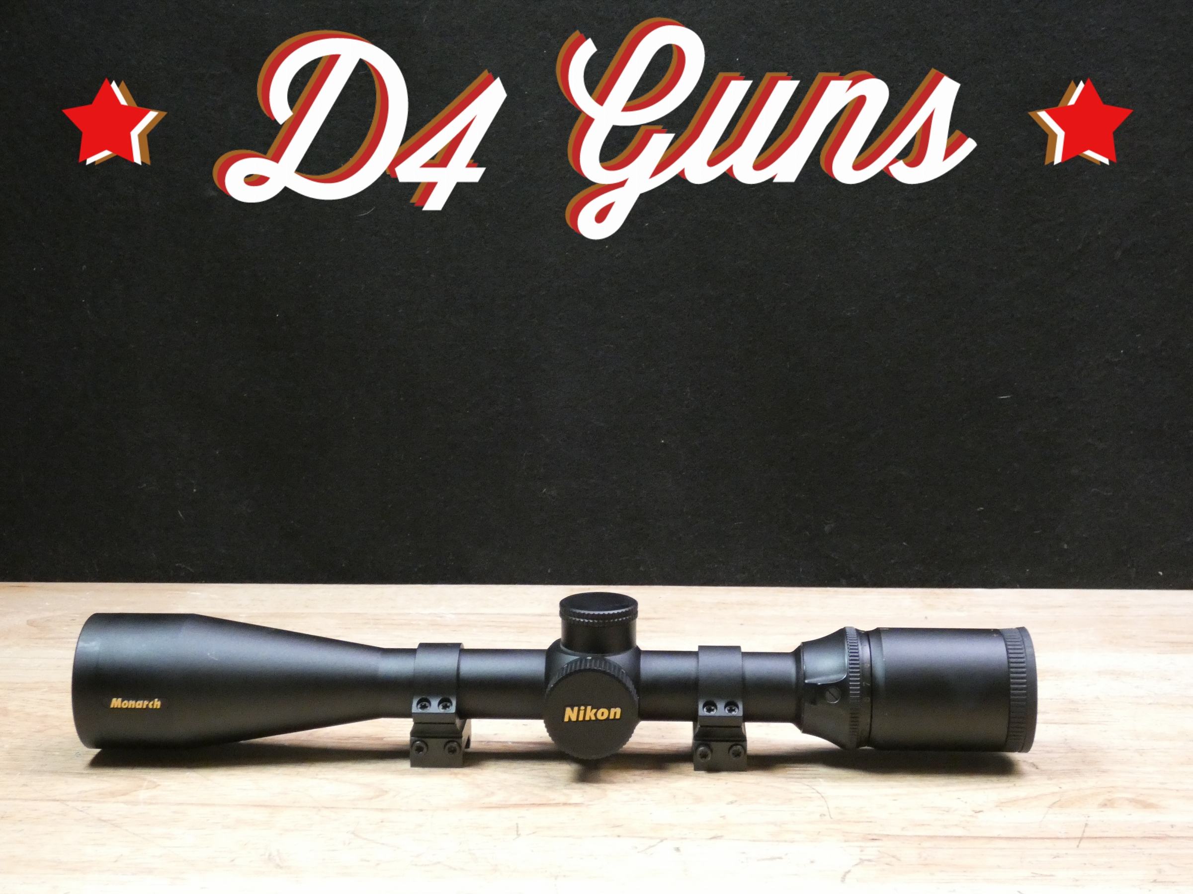 Nikon Monarch 416X42 Rifle Scope with Adjustable Parallax! O Gun