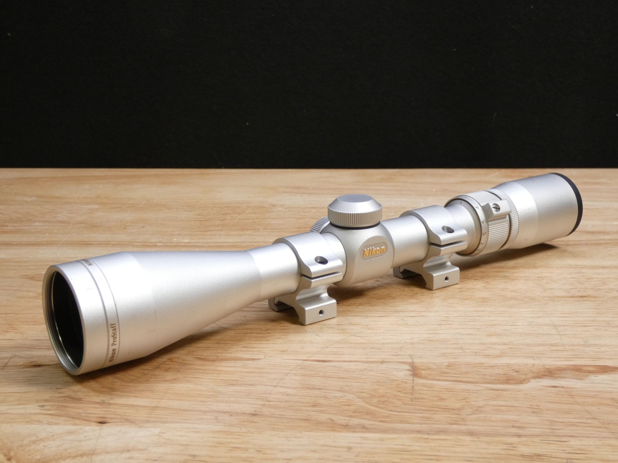 Nikon ProStaff 3-9X40 Rifle Scope - Matte Silver - w/ Rings! - O - Gun ...