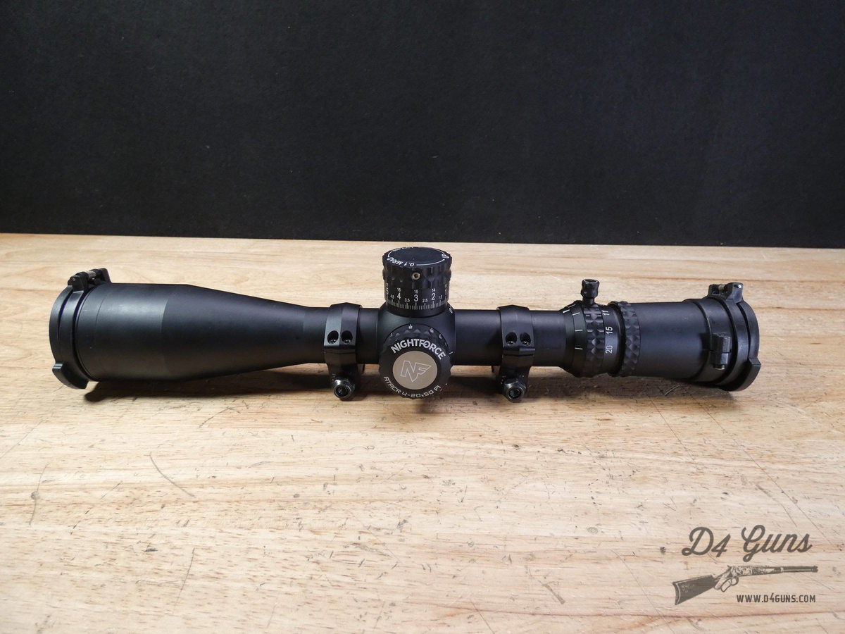NightForce ATACR 4-20X50 FFP Rifle Scope - Original Box &amp; accessories ...