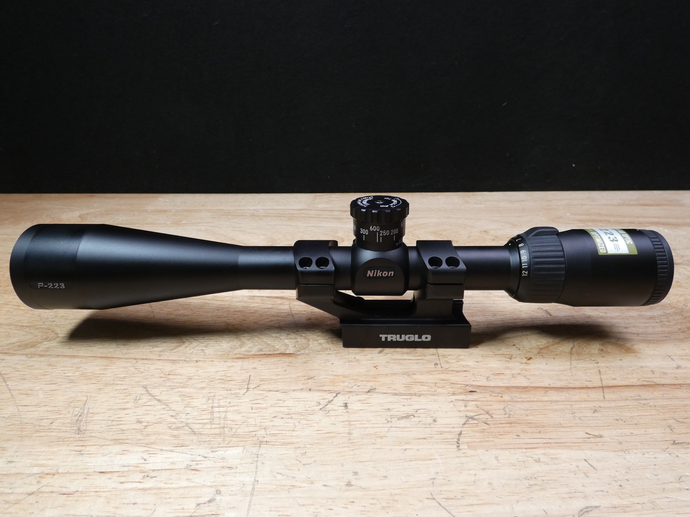 Nikon P-223 4-12X40 Rifle Scope - With Cantilever Mount! - O - Gun ...