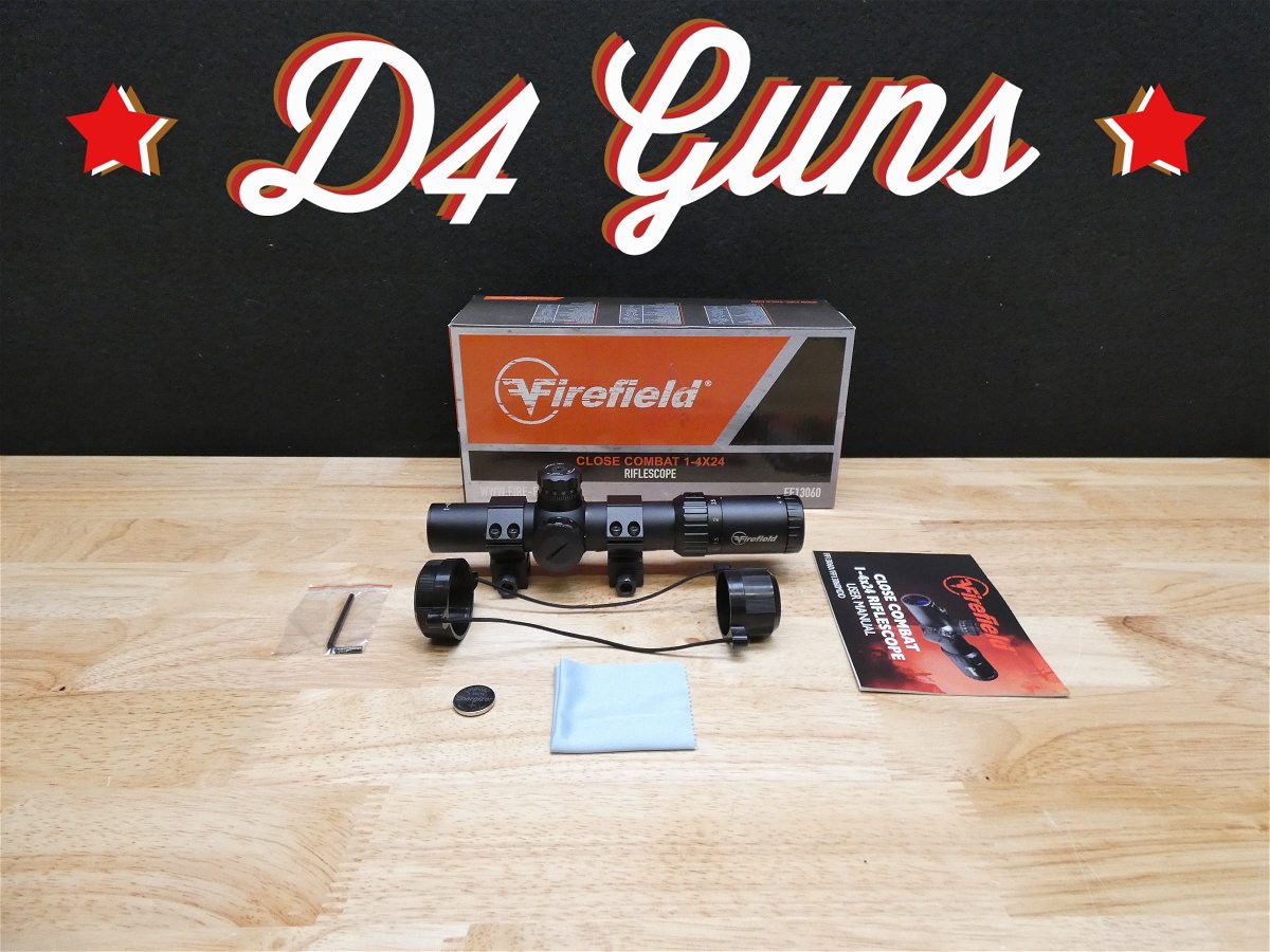 Firefield Close Combat 1-6×24 Rifle Scope | D4 Guns
