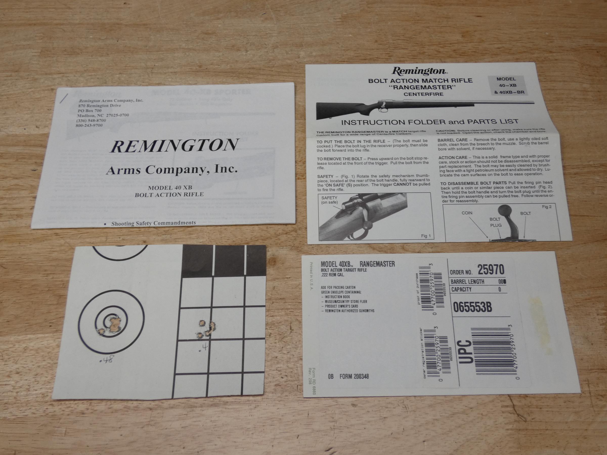 Remington 40XB Rangemaster Stainless Target - .222 Rem - 40X - 40 XB - 40-X-img-41