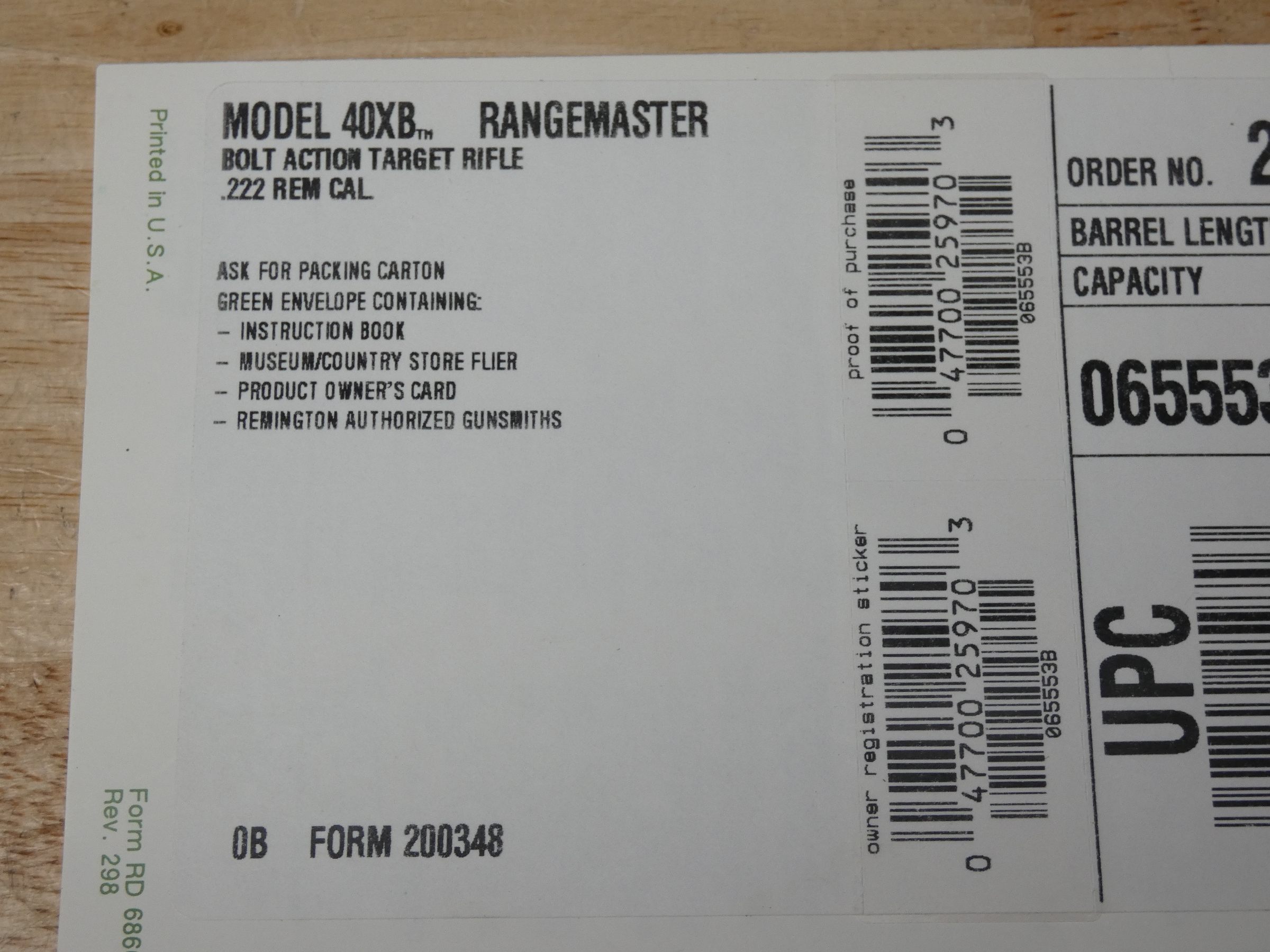Remington 40XB Rangemaster Stainless Target - .222 Rem - 40X - 40 XB - 40-X-img-42
